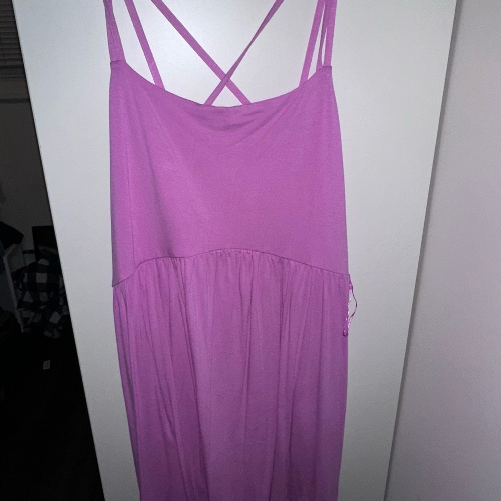 Women's Pink Strappy Nightgown